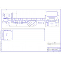 Чертеж "Автомобиль Hyundai HD-250 -ВО"