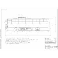Чертеж "Автомобиль Скания 112 -ВО" Чертеж "Автомобиль Скания 112 -ВО"